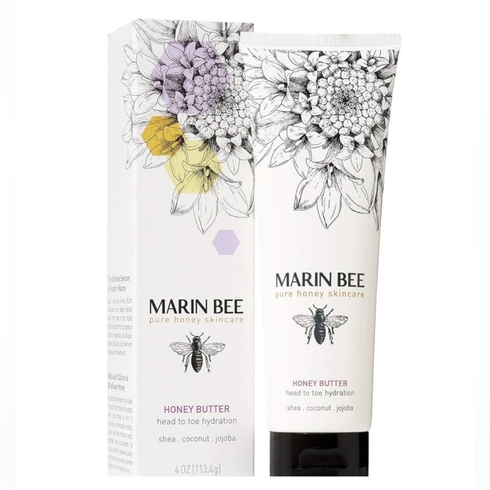 4oz Marin Bee Honey Butter Head To Toe Hydration Shea Coconut Johoba